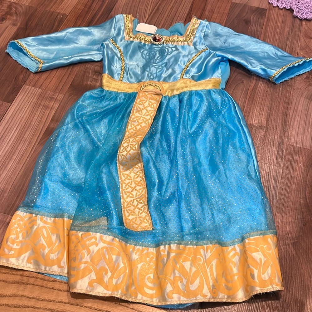 Well Loved Disney Brave Princess Merida Costume Dress Size 4-6x